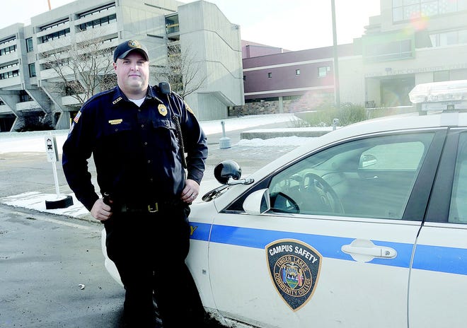Derrick Smith is a Supervisor Peace Officer on the campus of Finger Lakes Community College.