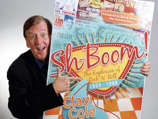 In the '50s and '60s, Clay Cole emceed a teen record show on two New York TV stations and knew dozens of rockers. He moved to Oak Island in 2001.