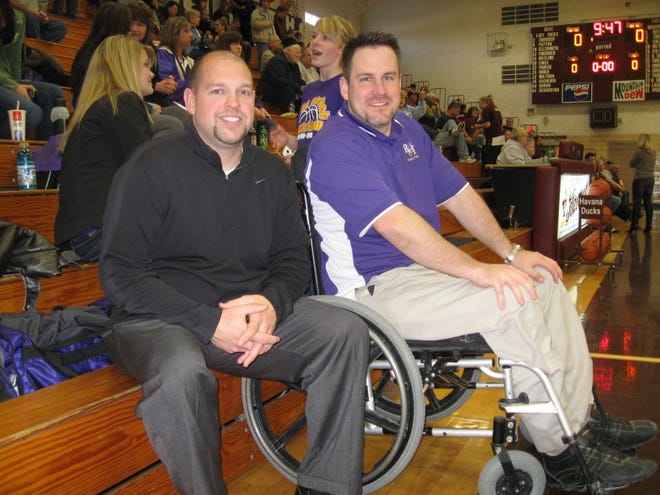 Rushville-Industry girls basketball coach Ryan Plattenberger wanted Tim Painter on his side because of his infectious attitude.