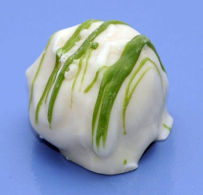Key lime truffle from Sheri's Sweets.