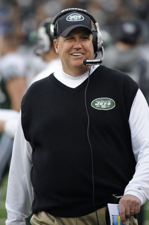 The Associated Press
Coach Rex Ryan’s Jets face quarterback Peyton Manning and the Colts today in a rematch of last year’s AFC championship game. Ryan has said this game is personal, but Manning’s approach has been as businesslike as it has been for every other game.