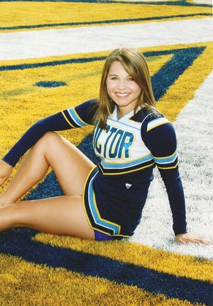 Victor senior Alyssa Gallina is a cheerleader in the Fall and Winter seasons, then does outdoor track and field in the Spring. She's also a member of several clubs, as well as National Honor Society.