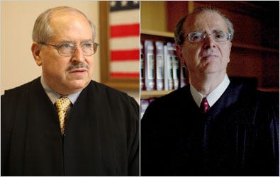 Judge Arthur Schack, left, of New York State Supreme Court, called one filing “outrageous.” Jonathan Lippman, the state’s chief judge, says lawyers must ask clients if their paperwork is sound.