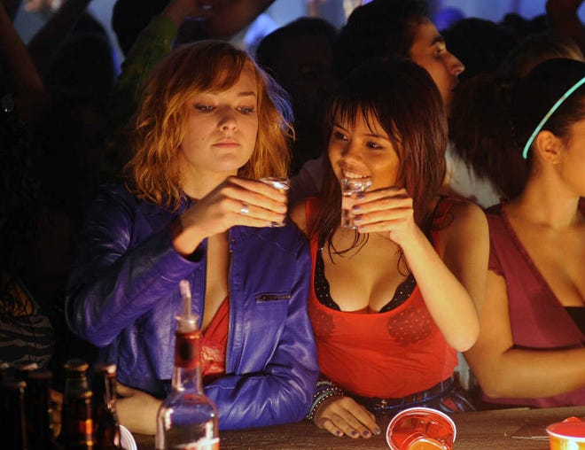 Rachel Thevenard, left, is Michelle and Camille Cresencia-Mills is Daisy in new show "Skins."