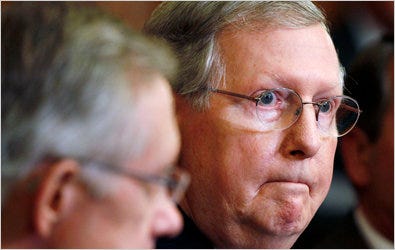 The Senate minority leader, Mitch McConnell, says Republicans will use assorted means to fight the health care overhaul.