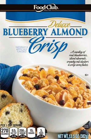 This product image provided by the Grocery Manufactur-ers Association shows new "Nutrition Keys" labels, lower left, as they would appear on a box of cereal.