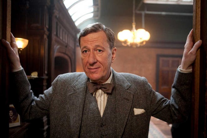 In this film publicity image released by The Weinstein Company, Geoffrey Rush portrays Lionel Logue in "The King's Speech." Rush was nominated for an Academy Award for best supporting actor for his role in "The King's Speech," Tuesday, Jan. 25, 2011. The Oscars will be presented Feb. 27 at the Kodak Theatre in Hollywood. (AP Photo/The Weinstein Company, Laurie Sparham)