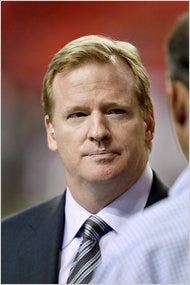 N.F.L. Commissioner Roger Goodell has used Twitter and e-mail to try to woo fans.