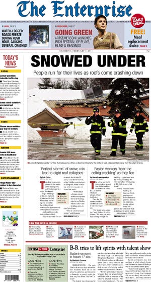 The Enterprise front page for Feb. 3, 2011