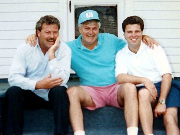 Brothers Ray Williams, Marc Williams and Robin Williams in this family contributed photograph.
