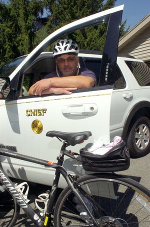 Stoughton Fire Chief David Jardin is riding in the PanMass Challenge for the 15th year.