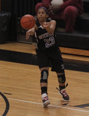 Latoya Evans was one of three Dutchtown players to score 16 points against St. Amant Tuesday night.