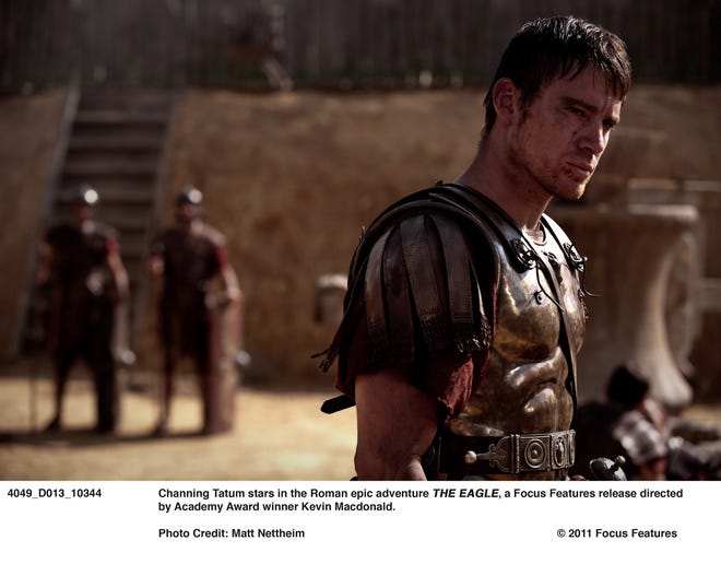 A vacuous Channing Tatum stars as a Roman soldier hoping to avenge his father’s legacy in the action epic “The Eagle.”