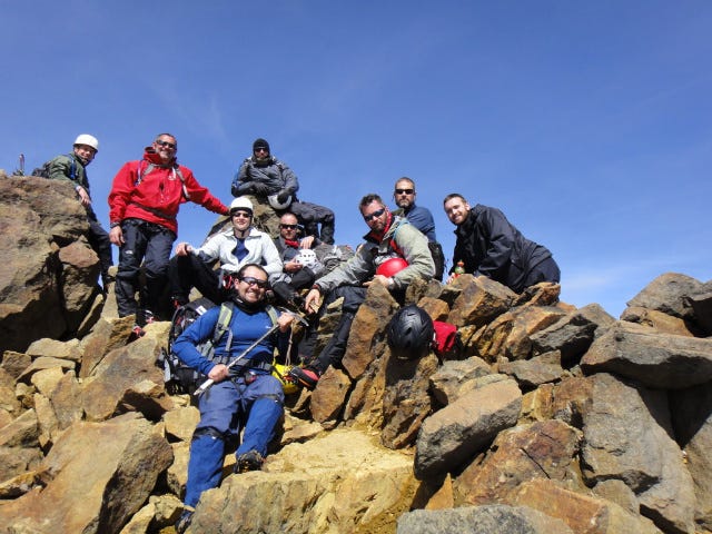 These ten men from Rivertree Christian Church including Senior Pastor Greg Nettle, climbed one of the highest active volcanos in the world to raise money for kids at risk in Ecuador.
