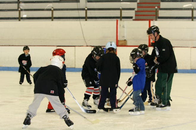 The Natick Comets Hockey Club invites boys and girls to the Try Hockey For Free event sponsored by USA Hockey and the Comets on Saturday, Feb. 19, from 4 to 5 p.m. at the William L. Chase Arena in Natick.