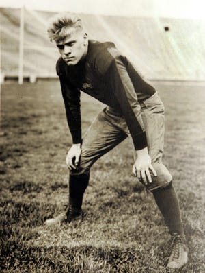 During future president Gerald Ford's football career at Michigan, he threatened to quit in protest in 1934 after the team's only black player was benched for a game with Georgia Tech.