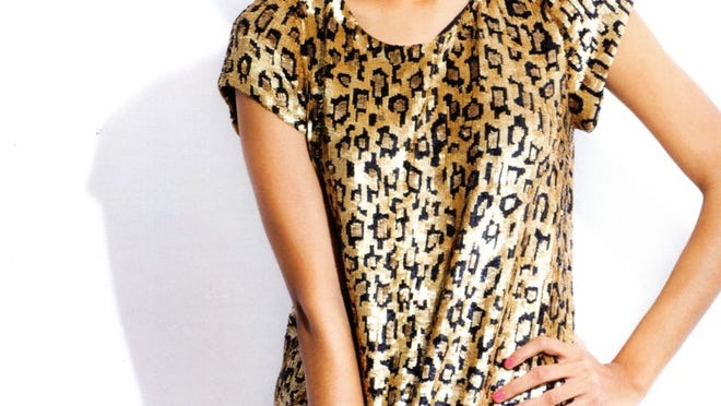 UK Style’s cheetah-print sequined dress, $99.90.