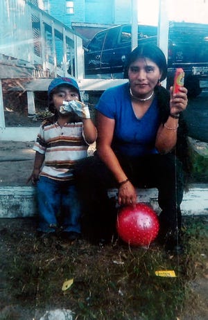 Maria Avelina Palaguachi-Cela, 25, and her son, Brian Palaguachi, 2, from an undated courtesy photo.