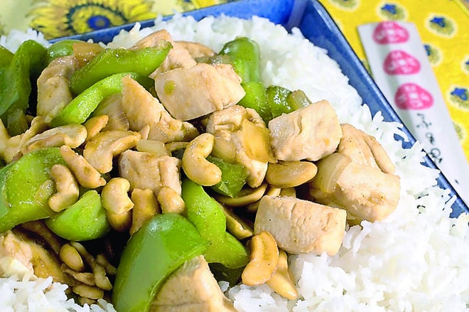 Homemade cashew chicken is an easy dish that dirties just one pan and one bowl and comes together in just about 20 minutes. By LARRY CROWE, AP Photo