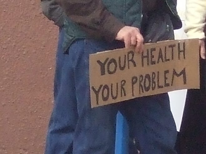 "Your health Your problem" unless you work for the Pennsylvania state Legislature