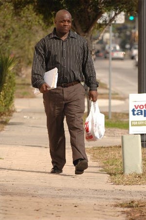 Curtis Johnson has to walk or take the bus to go places. He does not have a vehicle, which makes it difficult to get and to keep a job in Jacksonville.