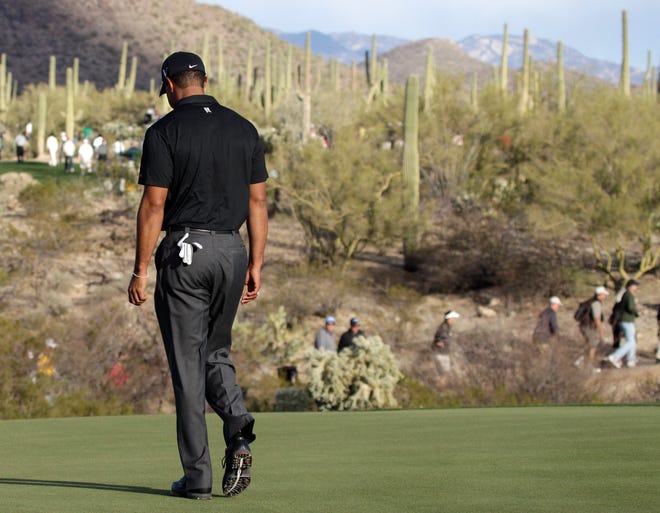 Tiger Woods lost in the first round of the Match Play Championship. The Associated Press
