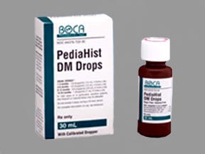 Among the drugs listed by the FDA are products like Pediahist, a cold formula labeled for patients as young as one month old. FDA regulations do not recommend cold medicines for any children under age 2.