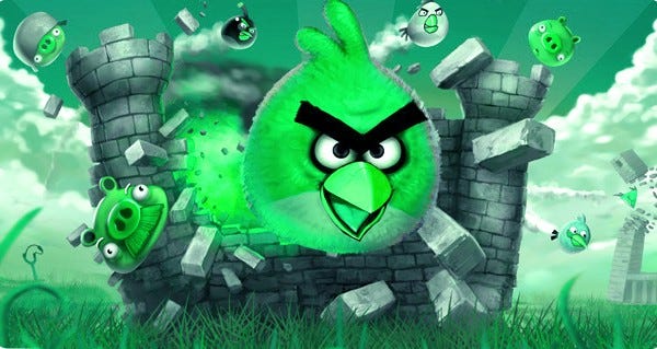 Green Angry Birds