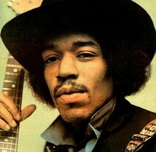 Jimi Hendrix's version of Bob Dylan's "All Along the Watchtower" was voted the No. 1 cover song of all time by Rolling Stone readers.