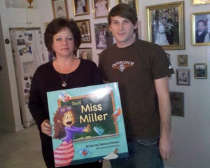 Author Patricia Hobson worked with illustrator Mark Wojtko on their book "Just Miss Miller."