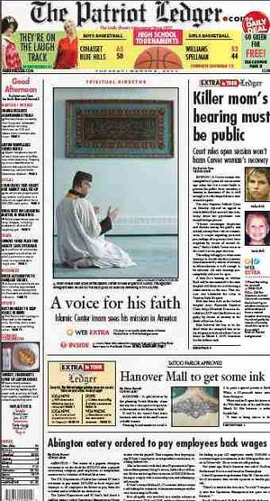 The Patriot Ledger front page for Tuesday, March 8, 2011