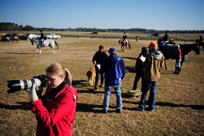 Anna Ehmen, of Aiken, photographs horses and riders competing at Full Gallop Farm in Aiken. She has been involved with horses since age 5.