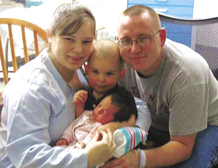 Amber and Vincent Henderson-Schaaf with their children live at Atsugi Navy base in Japan.