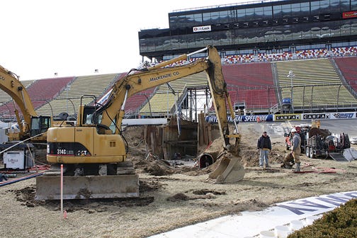 The second phase of a tunnel-widening construction project at Michigan International Speedway is in the works.