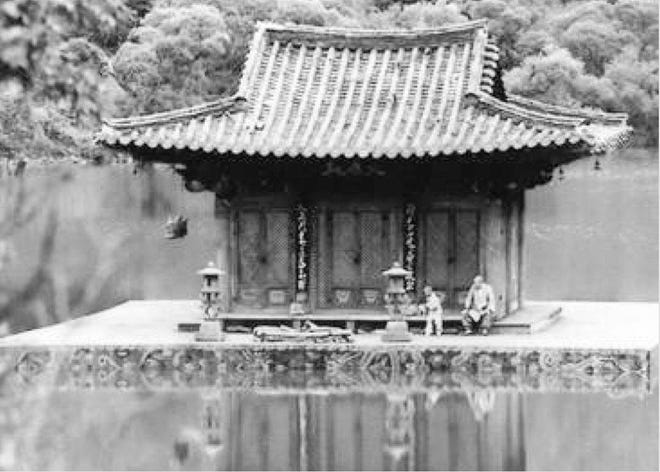 The film “Spring, Summer, Fall, Winter ... and Spring” takes place on a remote Korean mountain lake.