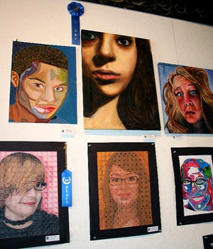 Students from Penn Yan, Marcus Whitman and Dundee Central Schools submitted a variety of artwork for the 2011 Scholastic Art Contest at the Yates County Arts Center. The work is on display until April 9. The overall winner was Marcus Whitman's Samantha Case.
