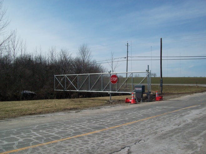 Newly installed gates at the town's highway complex will be blocking the Buffalo Street and Routes 5 and 20 entrances, in order to keep drivers from using the roadway as a shortcut.