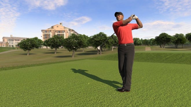 Tiger Woods heads to Augusta National in "PGA Tour 12."