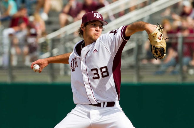 Texas A&M sophomore righthander Michael Wacha is 4-1\nwith a 1.05 ERA as the Aggies’ Saturday starter in their weekend rotation.