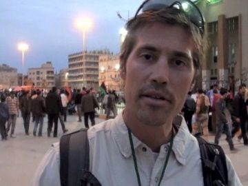 Journalist James Foley reporting for GlobalPost from Benghazi, Libya in mid-March. Foley, along with three other foreign journalists, was captured by forces loyal to Libyan leader Moammar Gadhafi on Tuesday evening. He and the others were taken to Tripoli, where they were expected to be released. (GlobalPost)