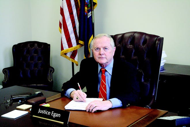 State Supreme Court Justice David Egan, who has been a judge most of his life, retired earlier this month.