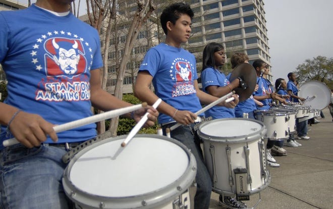 The Stanton Marching Band will perform Saturday at Barnes and Noble.