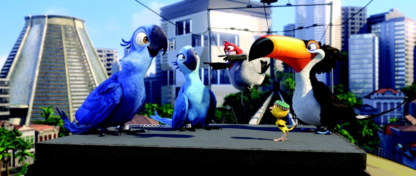 Movie Review Rio Is A Carnival Of Color But It Never Takes Flight