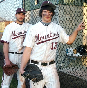 Robert Bernie, left, and Phil Stokes are following in the footsteps of their brothers who were standout baseball players at Stroudsburg.   To purchase a reprint of this photo, go to  www.PoconoRecord.com/photostore.