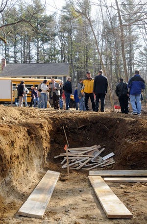 Ground was broken last week at 79 Fairview Park Road in Sturbridge for the new Habitat for Humanity home.