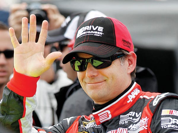 Jeff Gordon qualified on the pole for Sunday's race at Talladega.
Butch Dill | Associated Press