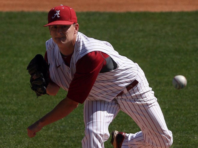 Alabama pitcher Adam Windsor will get the start against the Samford Bulldogs tonight in Birmingham. Windsor is 2-1 on the season with a 2.12 ERA.