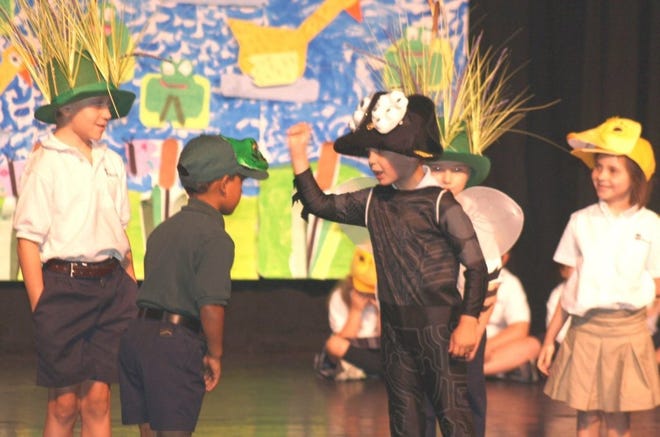 "The Pond Way," staged by The Bolles School's kindergarten students, featured such original songs as "Walking in a Line," "Taking Turns" and "Ducks in a Row."