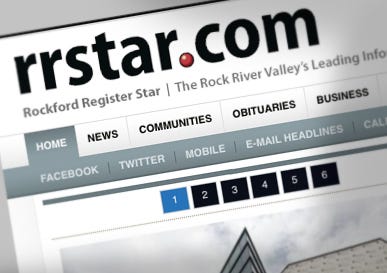 The Register Star becomes the second daily GateHouse newspaper in Illinois to implement a paid subscription model for premium rrstar.com content.