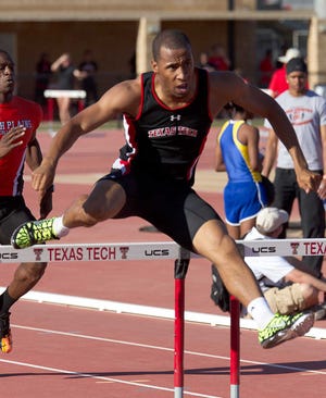 Texas Tech’s Bryce Brown has the fastest time in the nation in the 400-meter hurdles: 49.25 seconds, run at the Mt. SAC Relays two weeks ago in California.